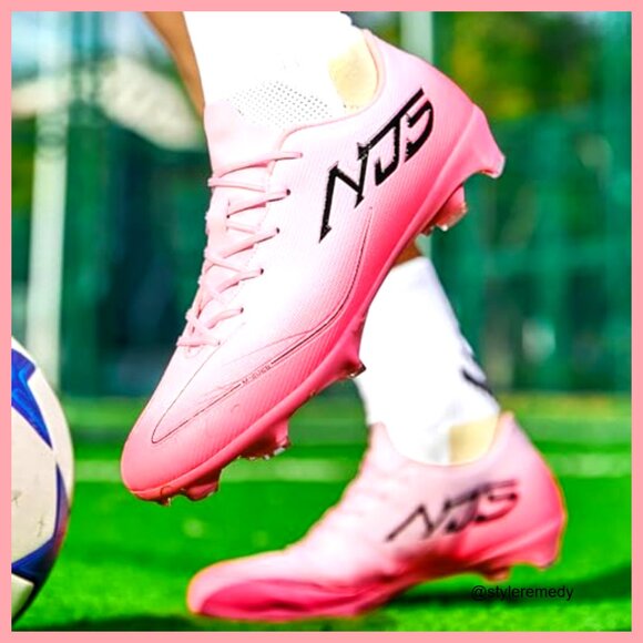 Synthetic Soccer Cleats Lightweight Breathable AG/FG Training